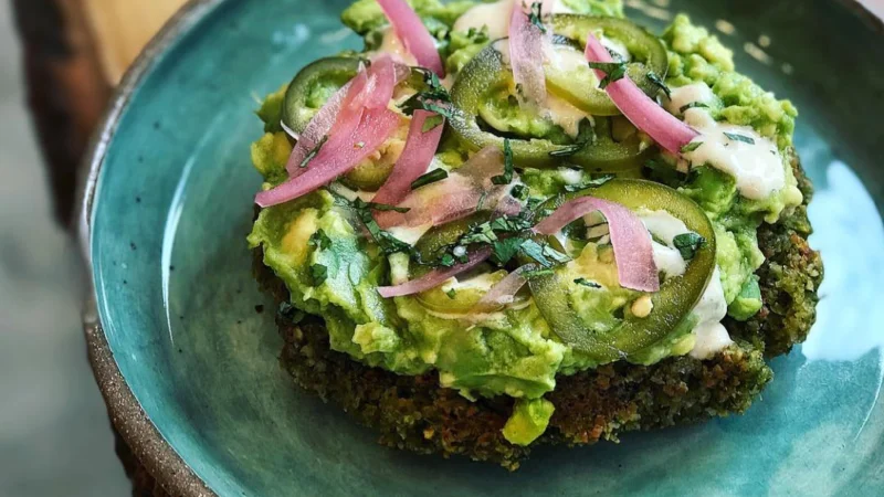Have you ever had an avocado toast served in Falafel waffle